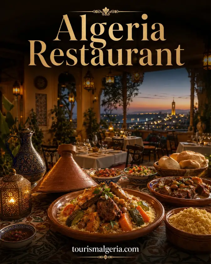 ALGERIA LIST OF BEST RESTAURANTS IN ALGIERS, ORAN, CONSTANTINE, ANNABA
