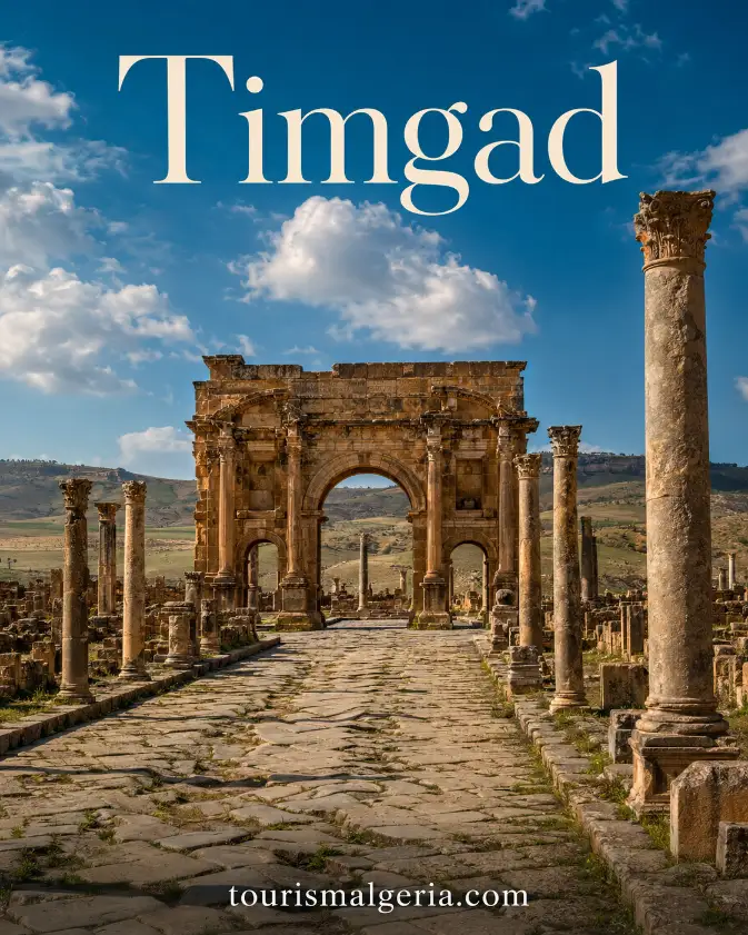 TIMGAD RUINS IN ALGERIA