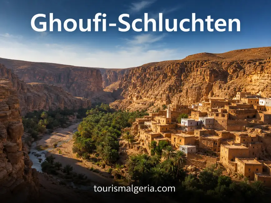 GHOUFI SCHLUCHTEN GHASSIRA ALGERIEN