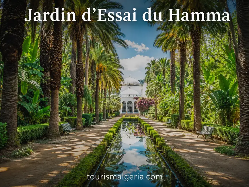BOTANICHER GARTEN VON HAMMA IN ALGIER