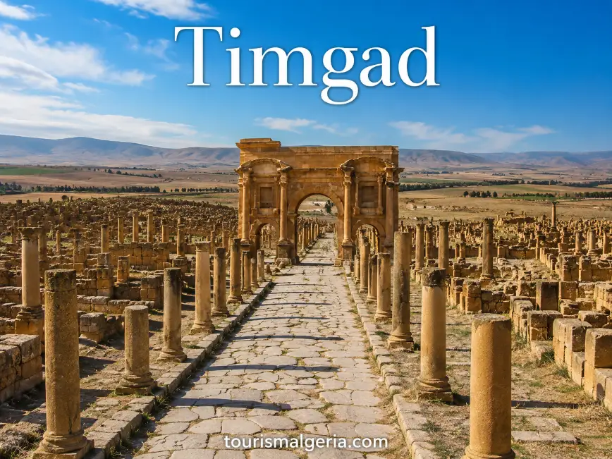 TIMGAD RÖMISCHE RUINEN BESUCHEN